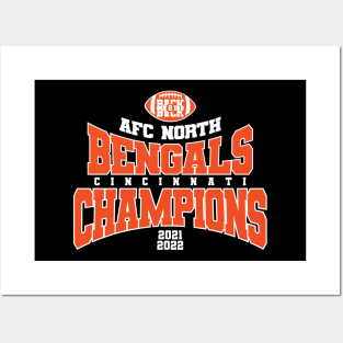 Bengals B2B AFC North Champions Posters and Art